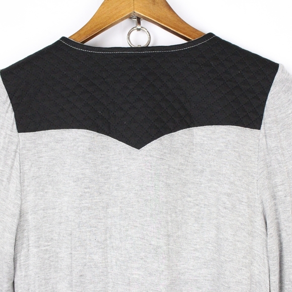 BCBGeneration Gray Drop Waist Draped Dress - Picture 8 of 9